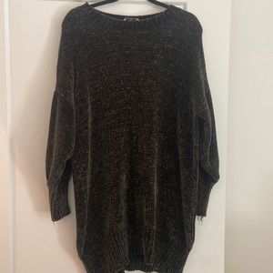 Fable olive green sweater dress